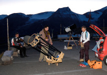 Teleskoptreffen auf der Edelweißspitze