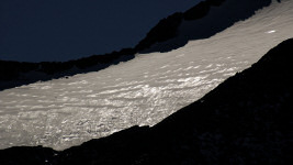 Leuchtende Gletscher