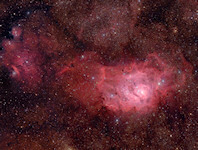 M8, NGC 6559, IC 1275, IC 1274, IC 4684, IC 4685