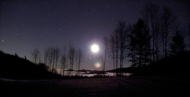 Moonrise at Ebenwaldhohe