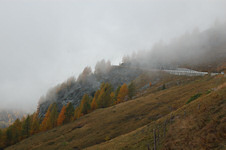 Glocknerstraße im Nebel