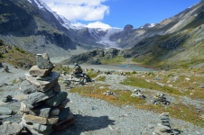 Steingarten Ausblick Pasterze