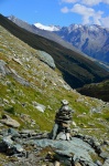 Steingarten Ausblick Hoher Sonnblick