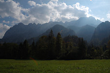 Hochtorgruppe im Gegenlicht