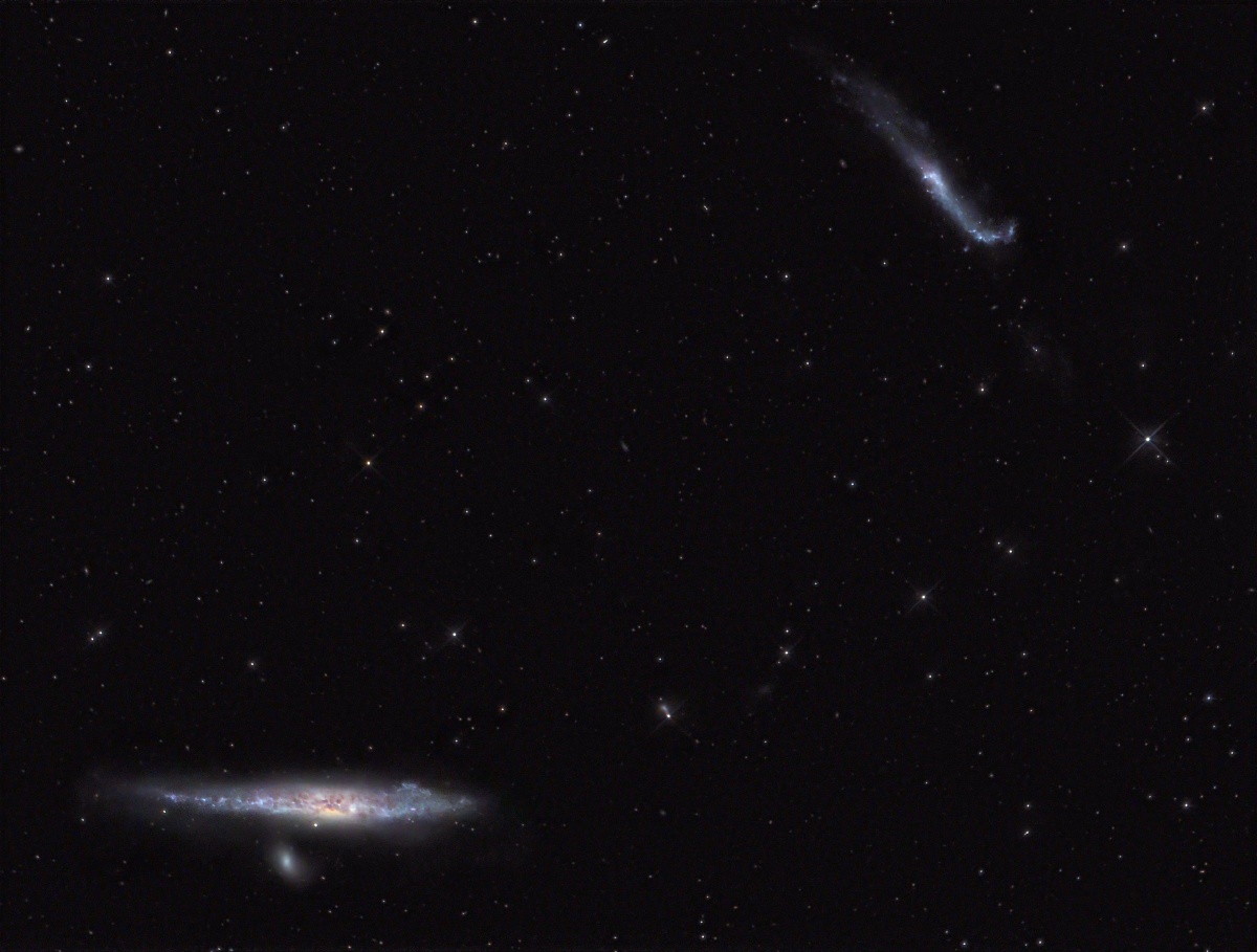 NGC 4631 and NGC 4656