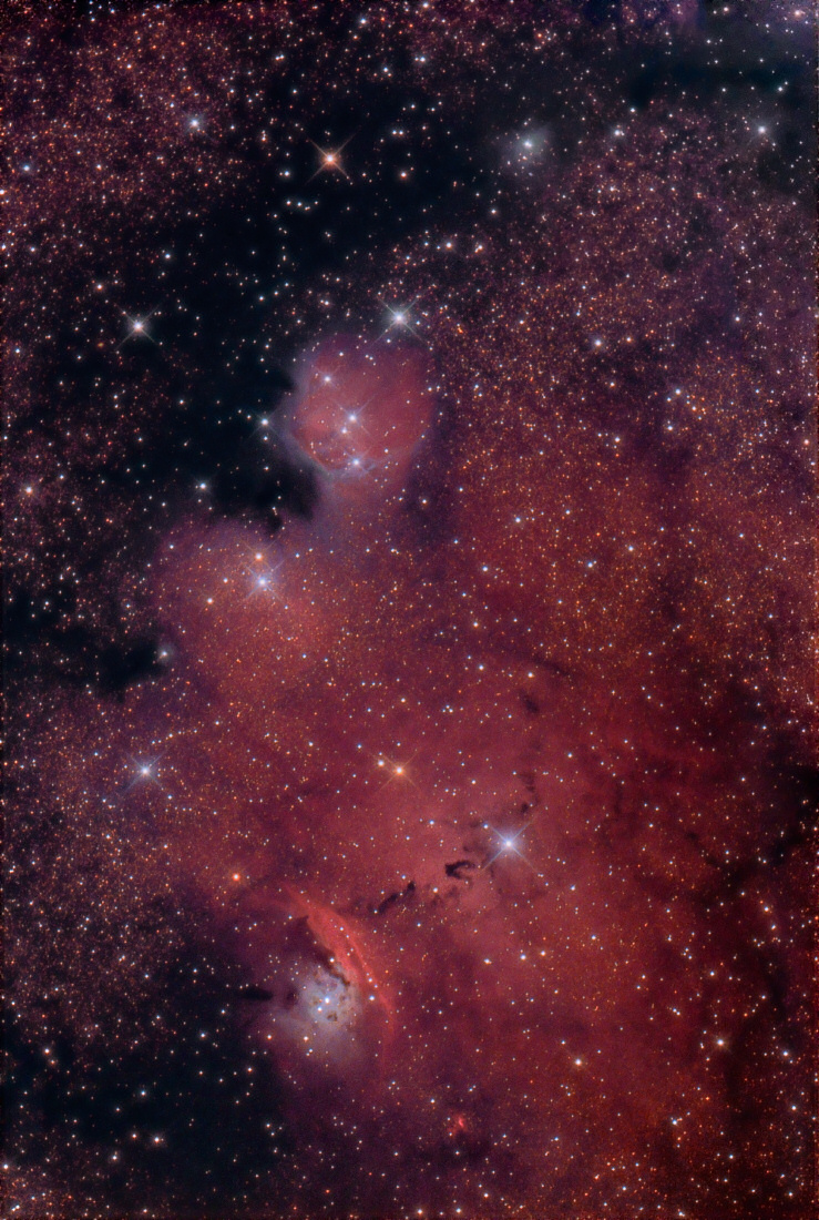 IC 1274, IC 1275, IC 4684, IC 4685, NGC 6559, GN 18.06.6.01, B 91, B 303